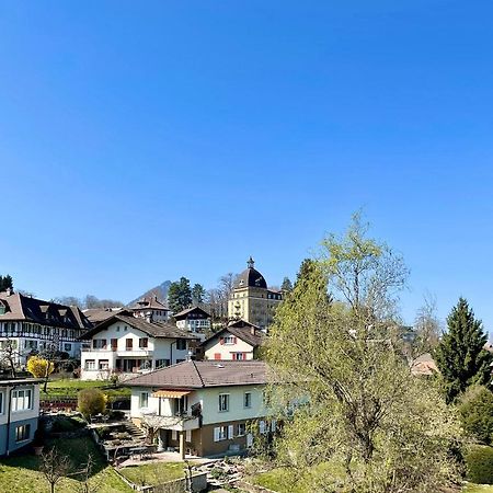 Studio Bahnhof Spiez Apartment Exterior foto